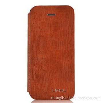 High grade, genuine leather phone cases for iPhone 5 series